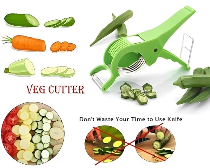 2 in 1 Vegetable & Fruit Cutter for Kitchen